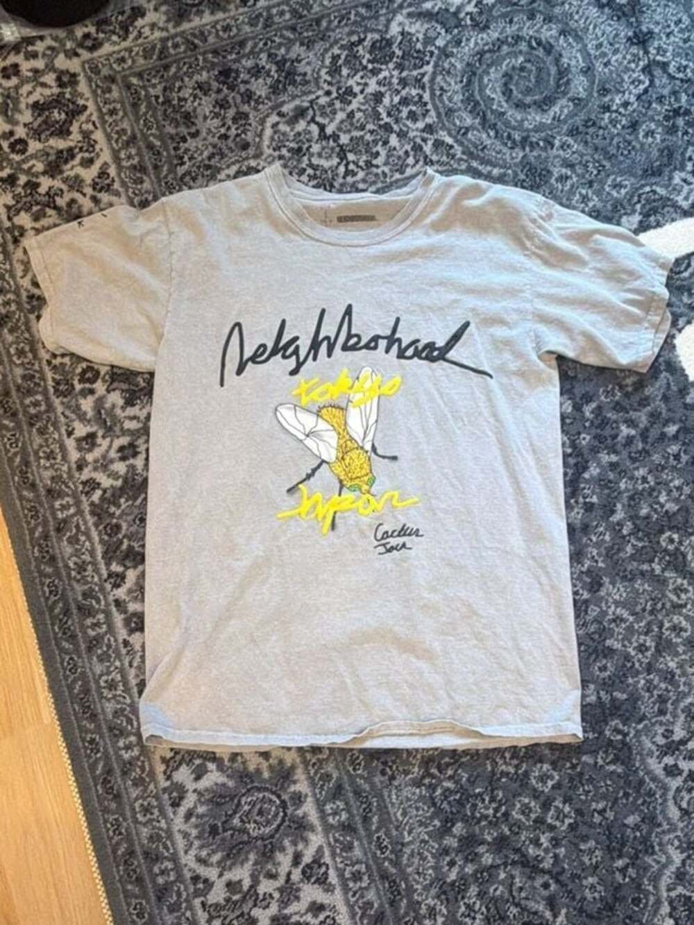 Travis Scott Cactus Jack x Neighborhood Carousel T-Shirt Grey
